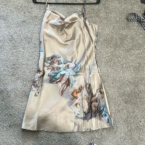 gold renaissance painting dress